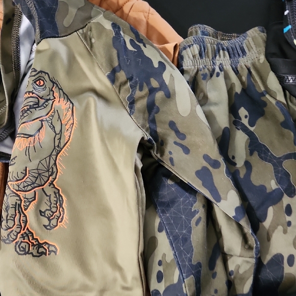 Nike Black Jogger Set with Colorful Swooshes, Dino Set, Tan And Brown Set - Picture 4 of 7